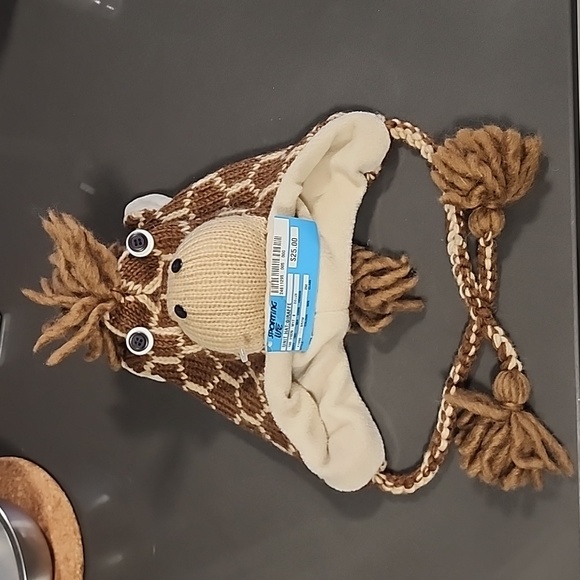 Winter hats including a free soft fluffy stuffed bear. - Picture 5 of 10